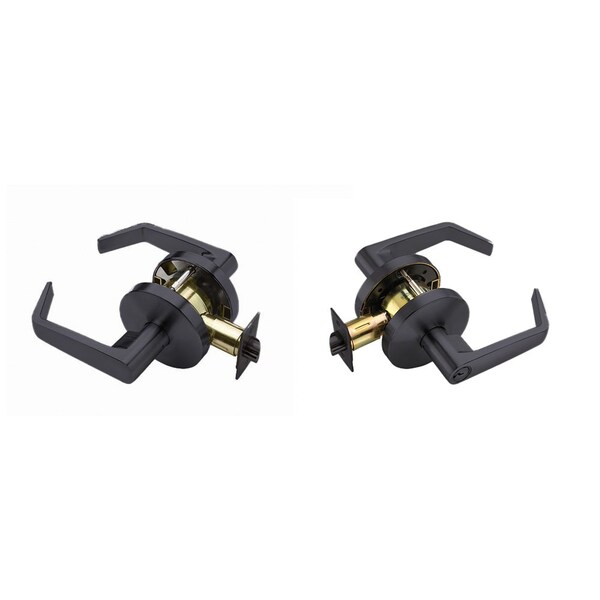 Falcon W561PD622 W Series Classroom Dane Lever Lock C Keyway 30197 Latch 30148 Strike Matte Black Finish W561PD622 - main